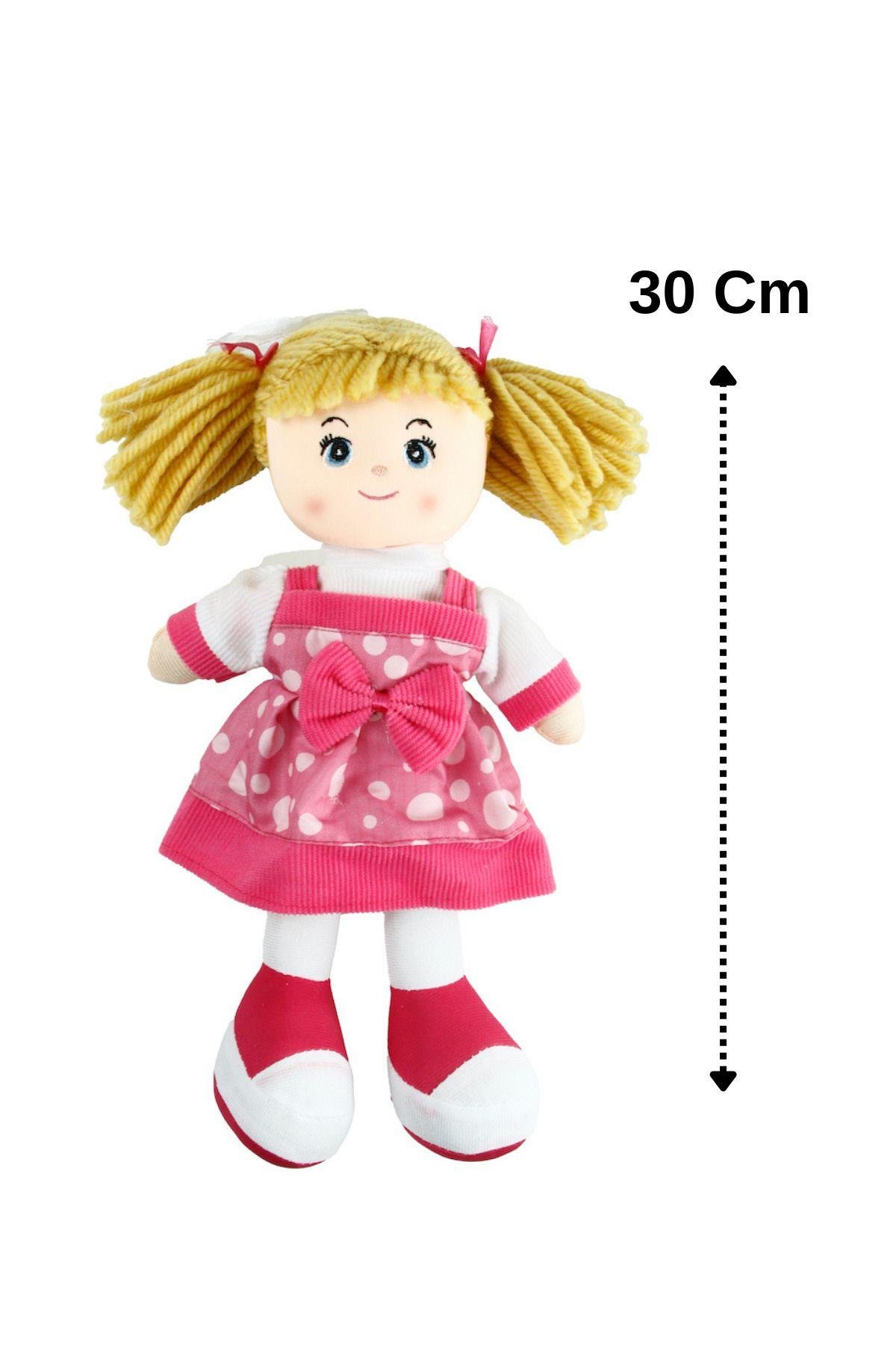30 cm Bez Bebek Oyuncak Bez Bebek Elbiseli Kız Çocuk Oyun Arkadaşı