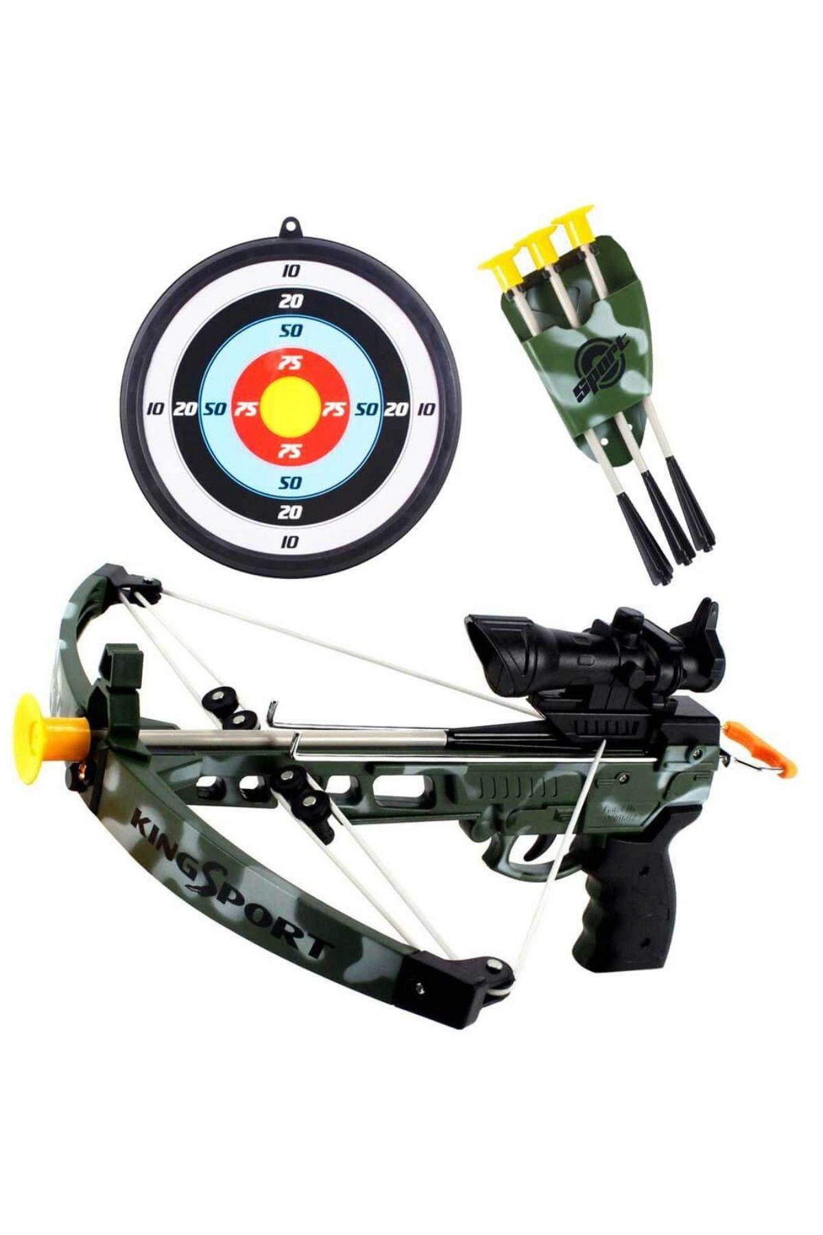 Crossbow Askeri Ok Seti Tabancalı Otomatik Ok Fırlatıcı