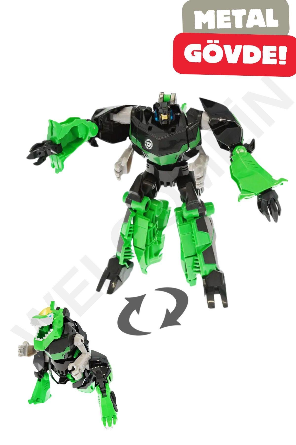 Kdd Metal Gövdeli Robta Dönüşen Tarzında Optimus Prime Bumblebee Dönüşen Robot Araba T-Warrior