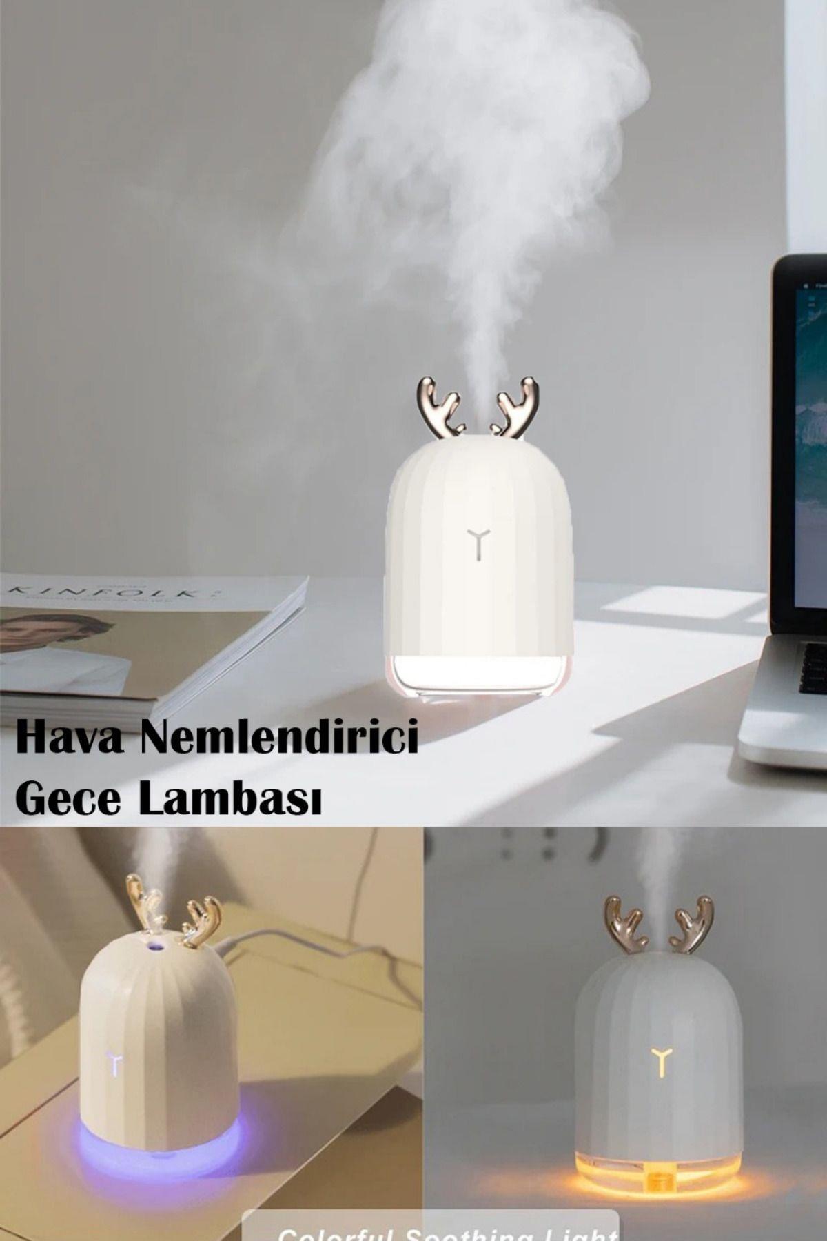 Lovely Mini Hava Nemlendirici Aromaterapi Led Işıklı Buhar Makinesi 220 ml