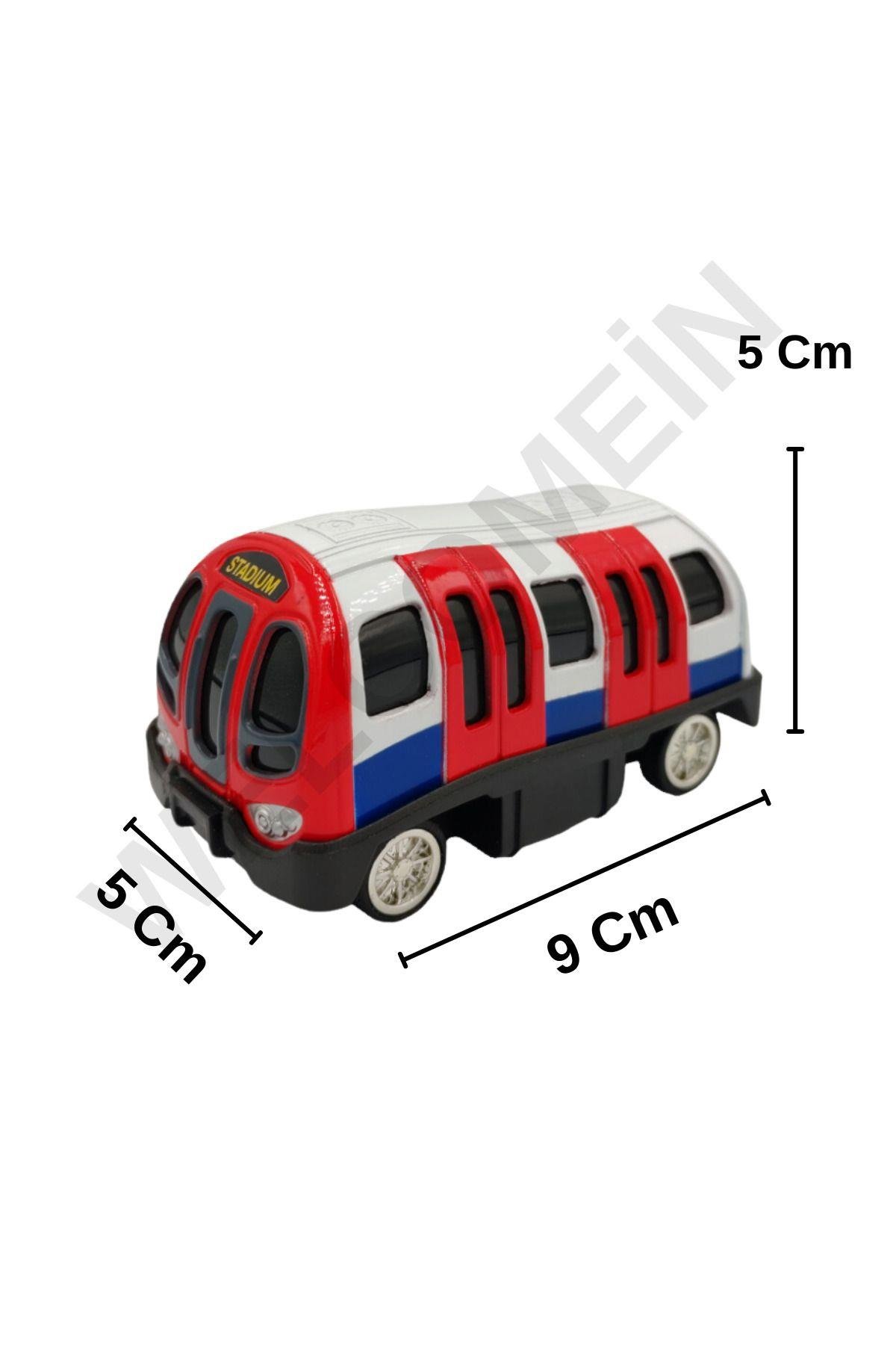 Metal Model Arabalar Motormax Çek Bırak Cm. 3 Parça Şehir Araçları (Metro City )