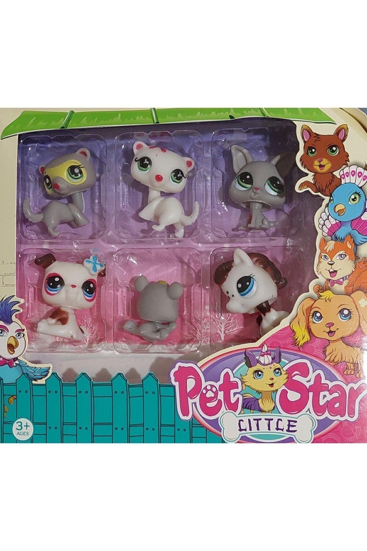 Neşeli Minişler 6'lı Miniş Ailesi Oyuncak Pet Star 6'lı Miniş Koleksiyonu