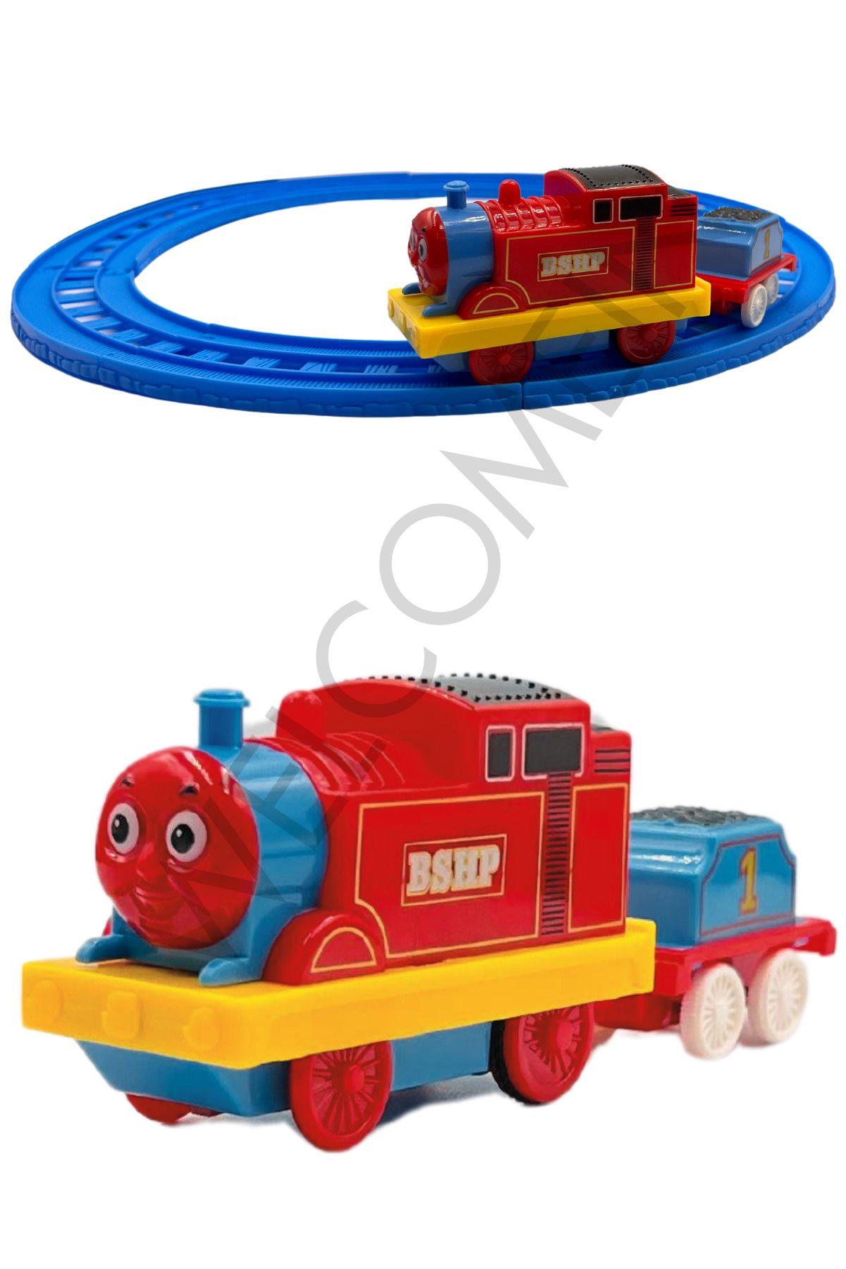 Oyuncak 10 Parça Hareketli Ve Pilli Thomas Tren(PİL HEDİYELİ)