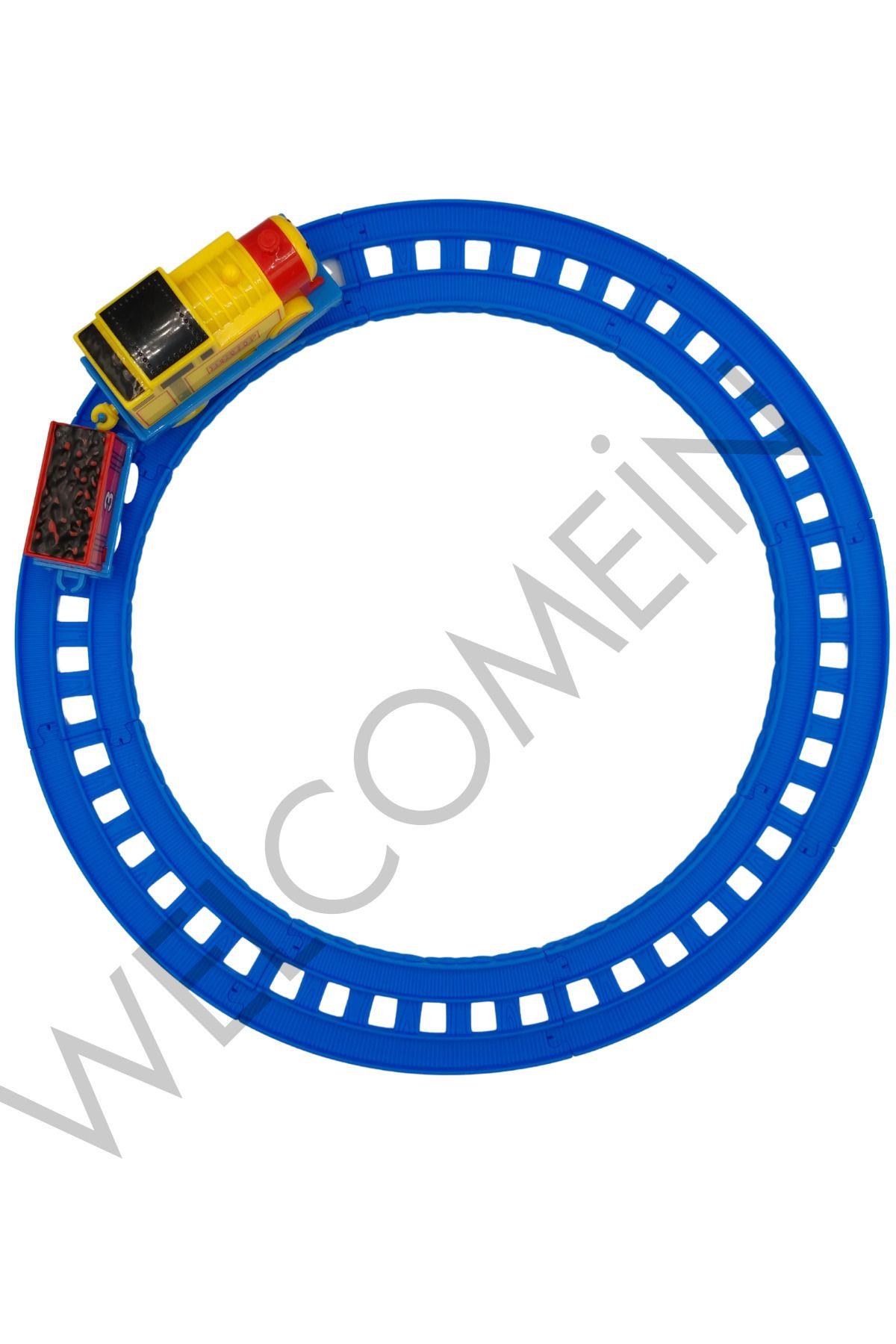 Oyuncak 10 Parça Hareketli Ve Pilli Thomas Tren(PİL HEDİYELİ)
