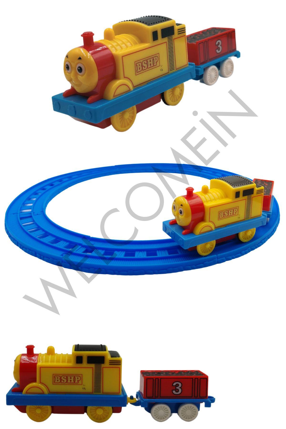 Oyuncak 10 Parça Hareketli Ve Pilli Thomas Tren(PİL HEDİYELİ)