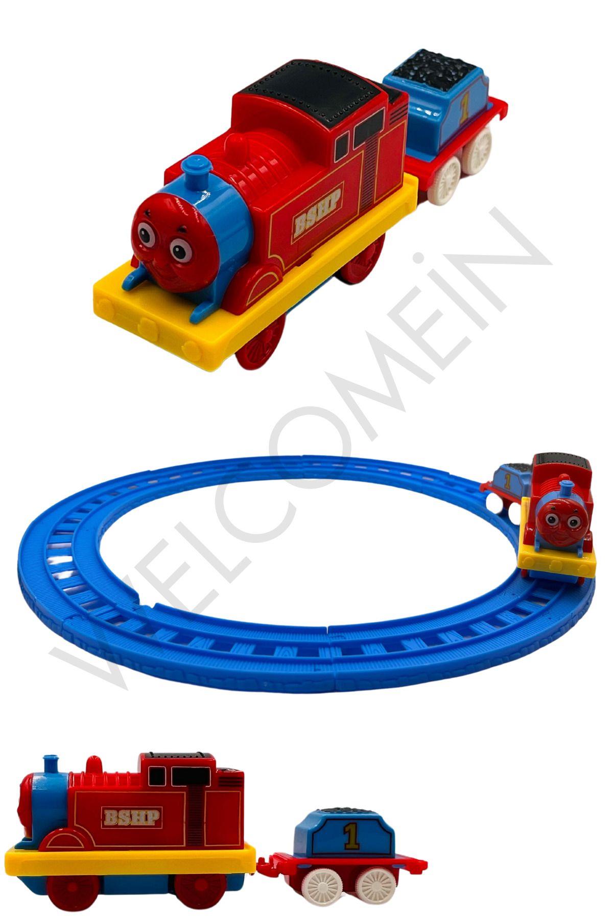 Oyuncak 10 Parça Hareketli Ve Pilli Thomas Tren(PİL HEDİYELİ)