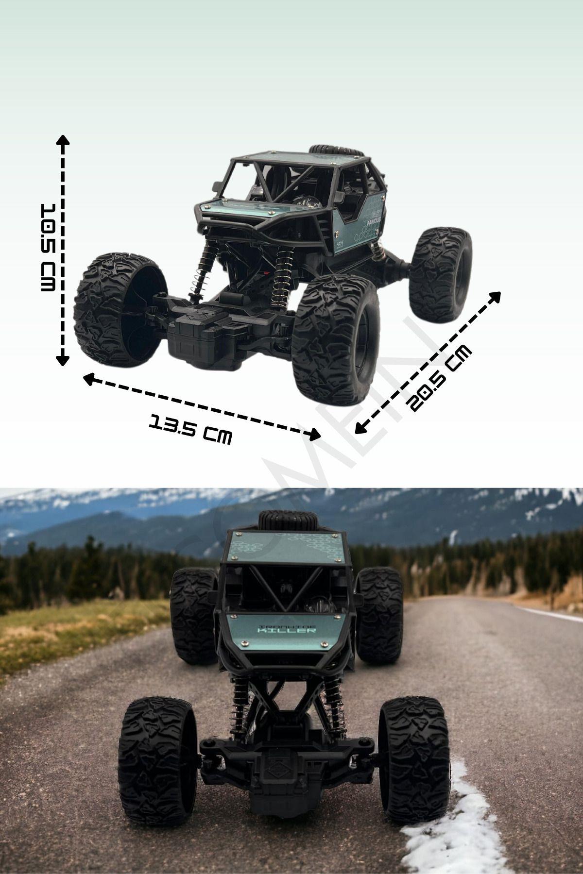 Oyuncak 2.4 GHz Uzaktan Kumandalı Full Fonksiyon Şarjlı 1:18 ölçek Of Road Jeep