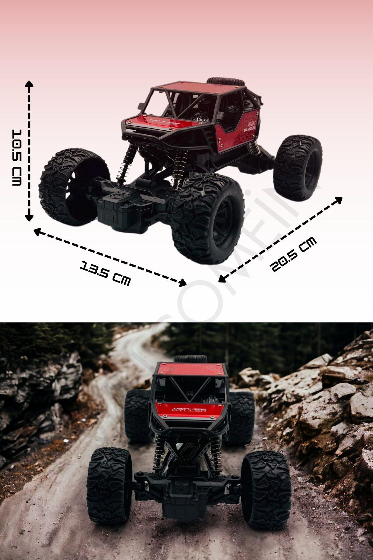 Oyuncak 2.4 GHz Uzaktan Kumandalı Full Fonksiyon Şarjlı 1:18 ölçek Of Road Jeep