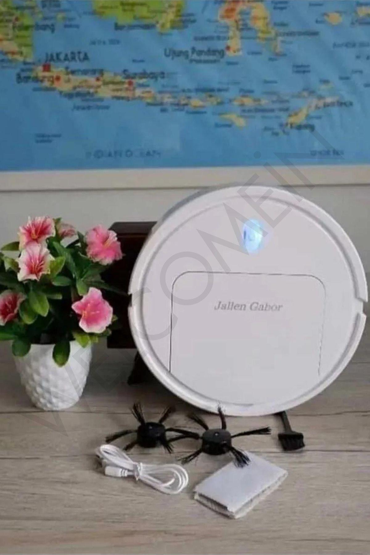 Oyuncak Akıllı Şarjlı Fırçalı Paspaslı Robot Süpürge