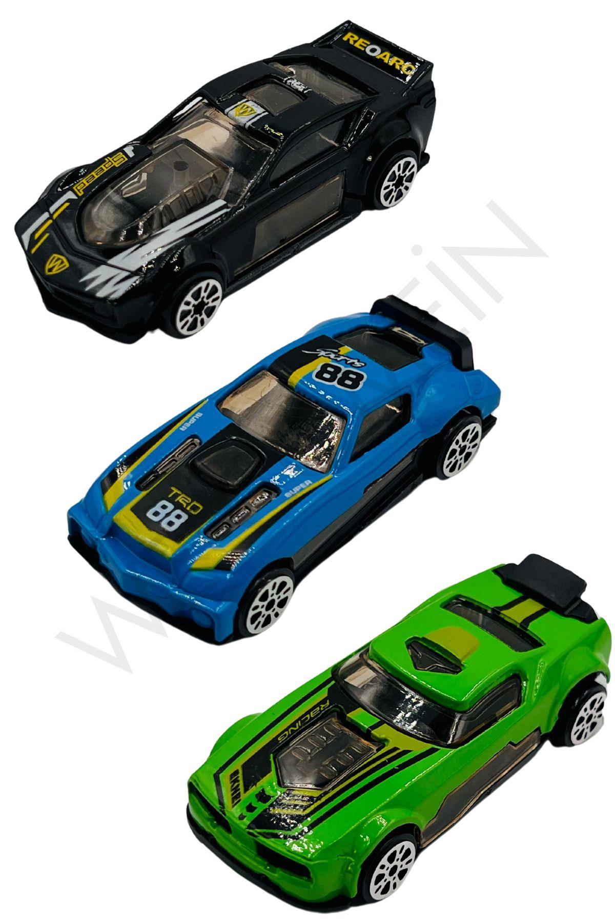 Oyuncak Die Cast Metal 1:43 Ölçek 4 Parça Araç Setleri Hediyelik Model Set