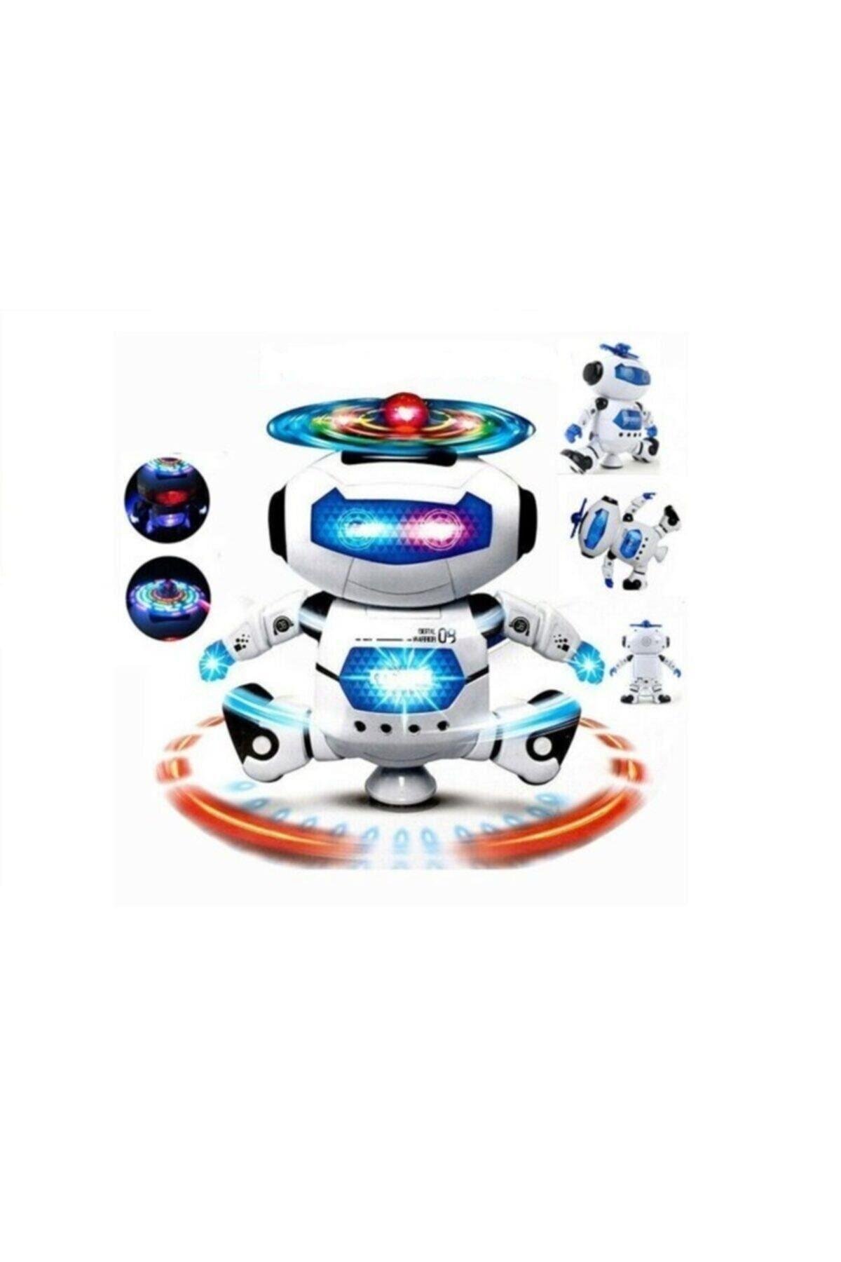 Oyuncak Işıklı Ve Müzikli 360 Derece Dönen Pervaneli Dansçı Robot Dansçı Robot