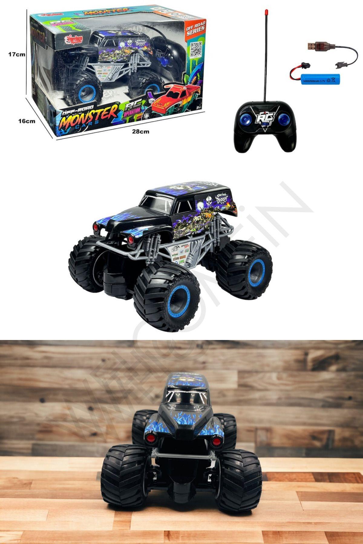 Oyuncak Uzaktan Kumandalı Full Fonksiyon Şarjlı Drift Atabilen Monster Rock Crawler Jeep