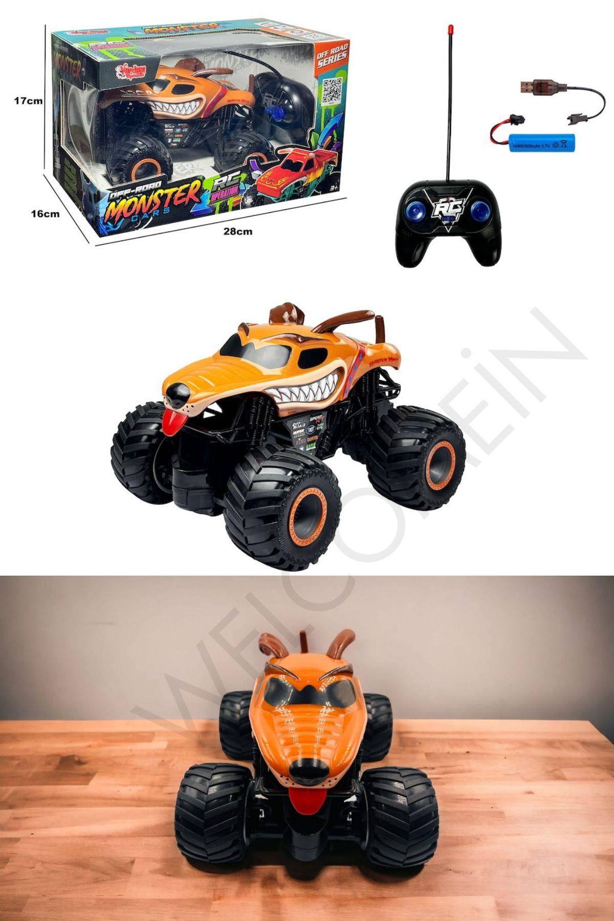 Oyuncak Uzaktan Kumandalı Full Fonksiyon Şarjlı Drift Atabilen Monster Rock Crawler Jeep