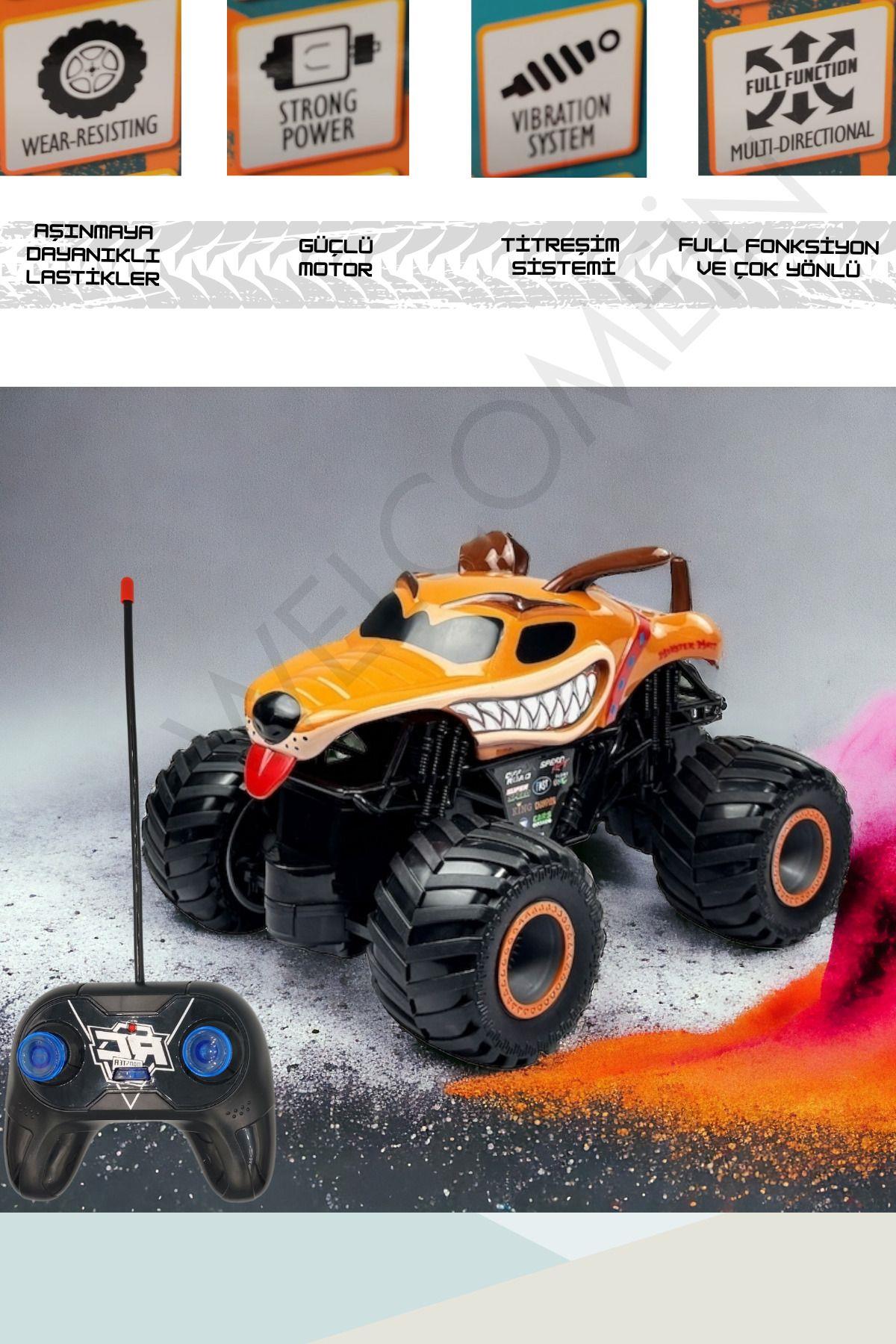 Oyuncak Uzaktan Kumandalı Full Fonksiyon Şarjlı Drift Atabilen Monster Rock Crawler Jeep