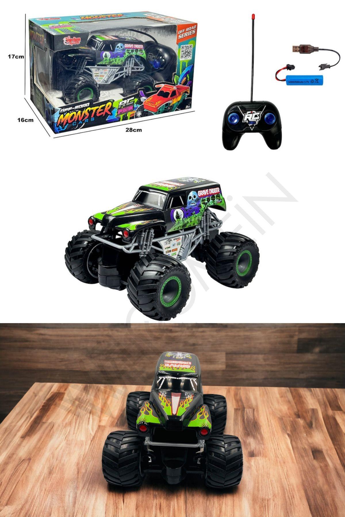 Oyuncak Uzaktan Kumandalı Full Fonksiyon Şarjlı Drift Atabilen Monster Rock Crawler Jeep