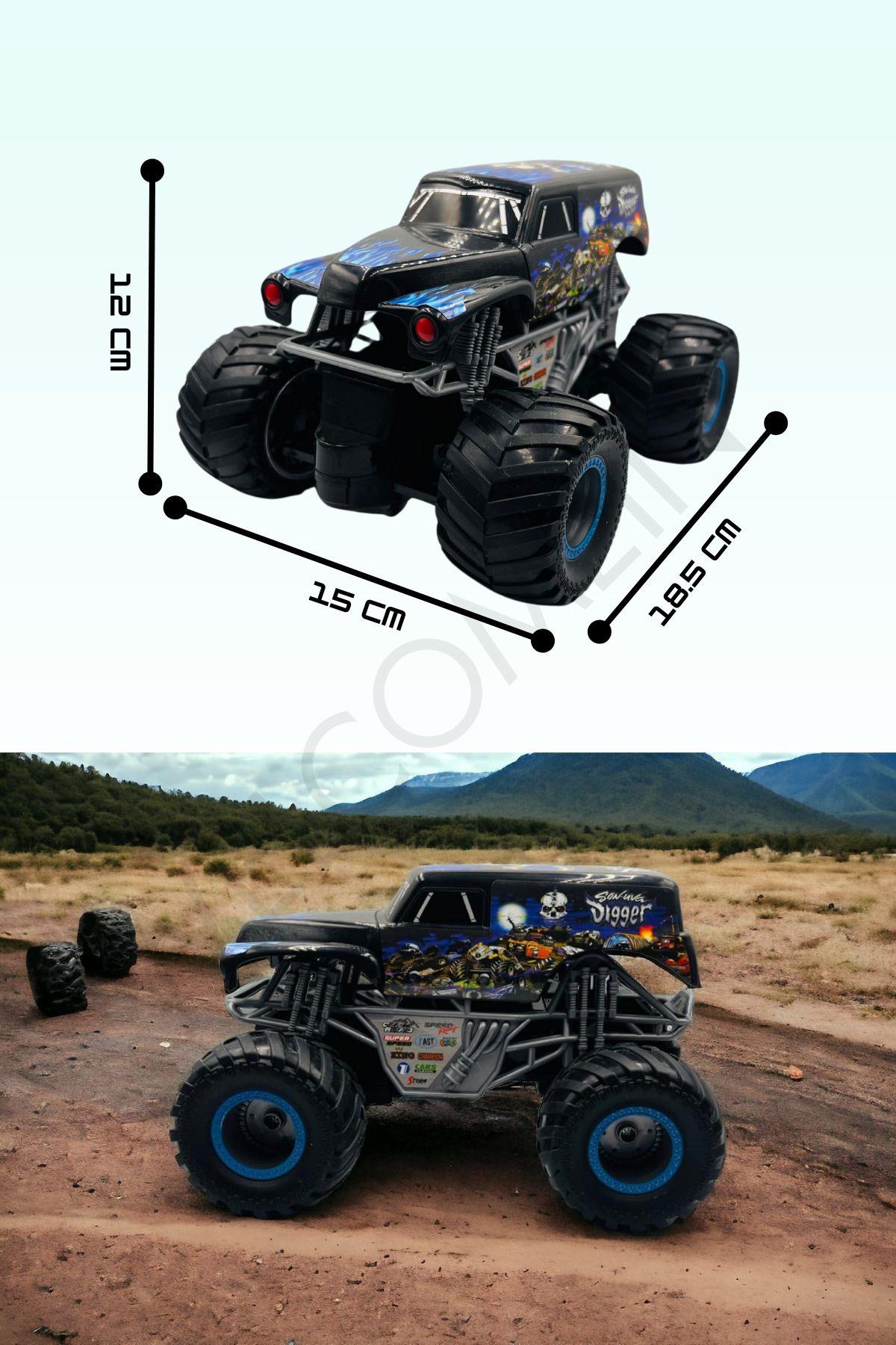 Oyuncak Uzaktan Kumandalı Full Fonksiyon Şarjlı Drift Atabilen Monster Rock Crawler Jeep
