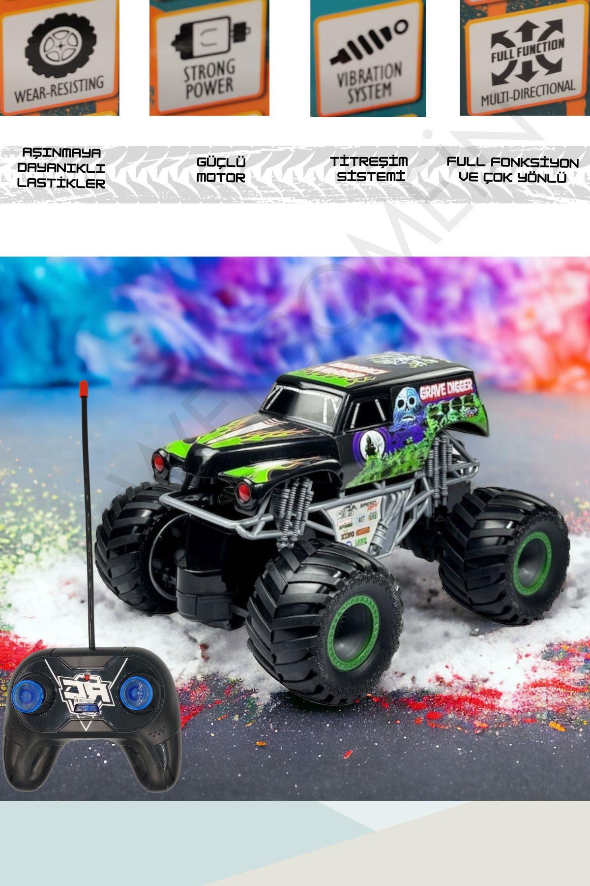Oyuncak Uzaktan Kumandalı Full Fonksiyon Şarjlı Drift Atabilen Monster Rock Crawler Jeep