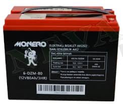 12V80AH E BİKE JEL AKÜ 