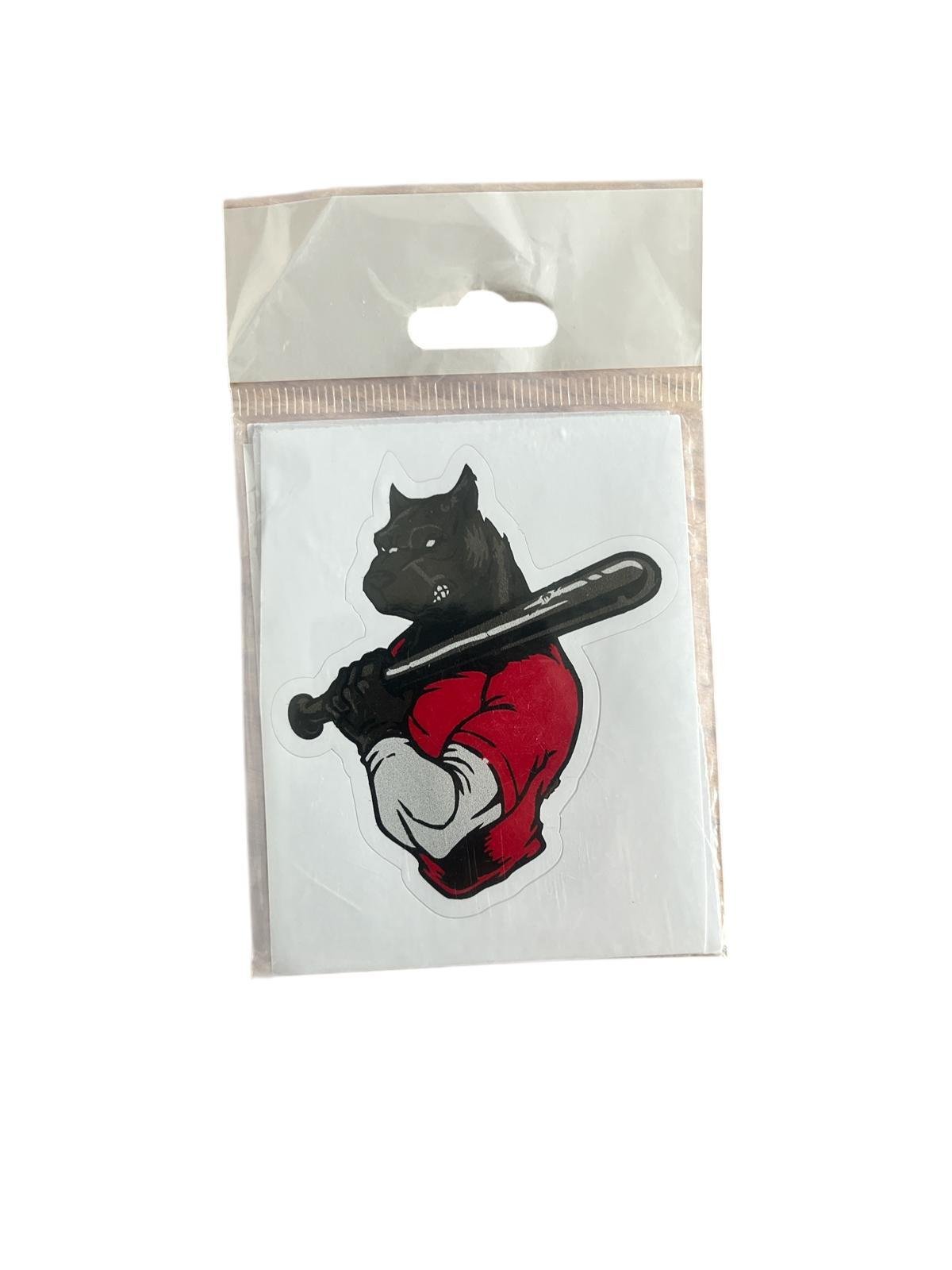 BEYZBOL SOPASI TUTAN KÖPEK STİCKER