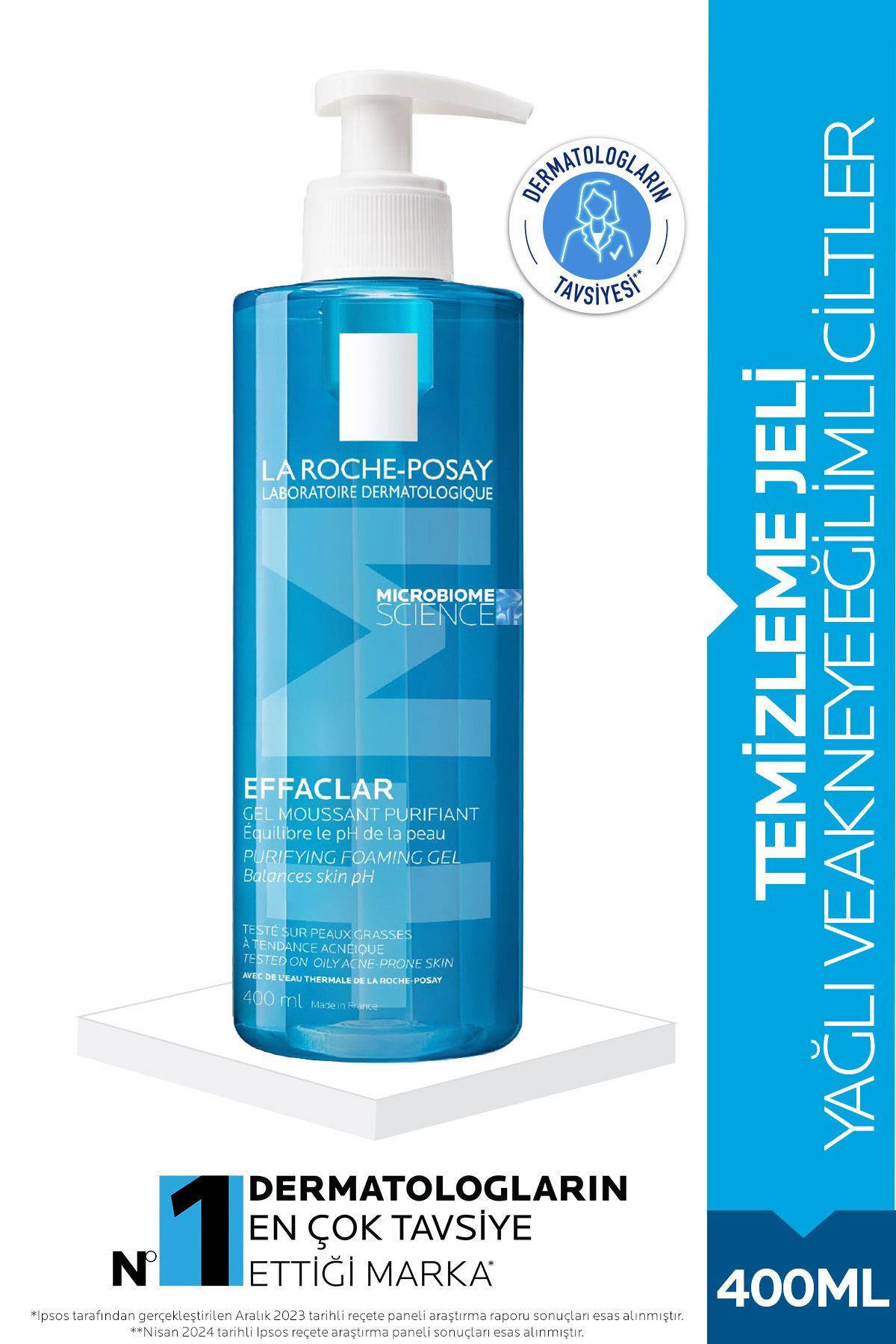Effaclar Jel Yağlı/Akneye Eğilim Gösteren Ciltler İçin Yüz Temizleme Jeli 400 ml