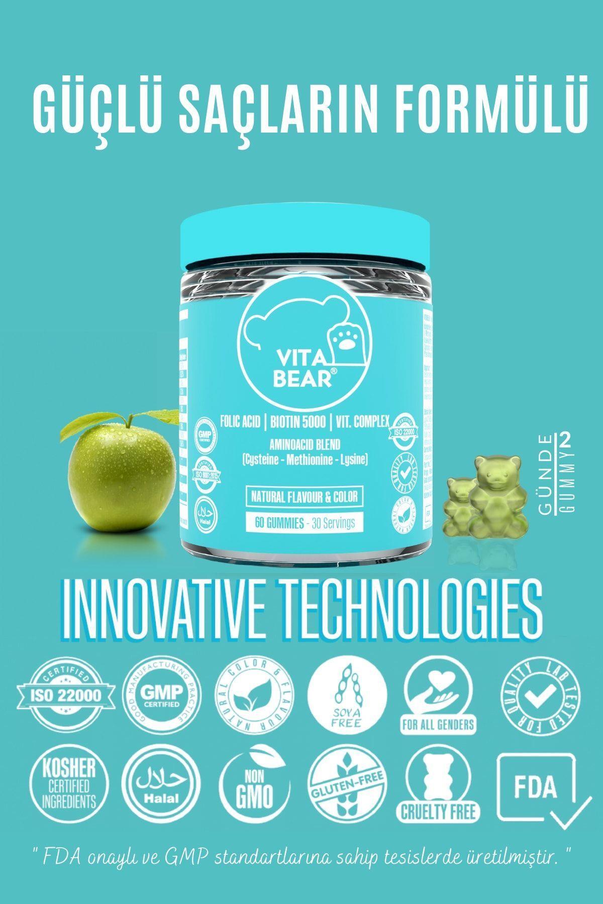 Strong Hair Gummy Vitamin 60 Adet X 3 Adet