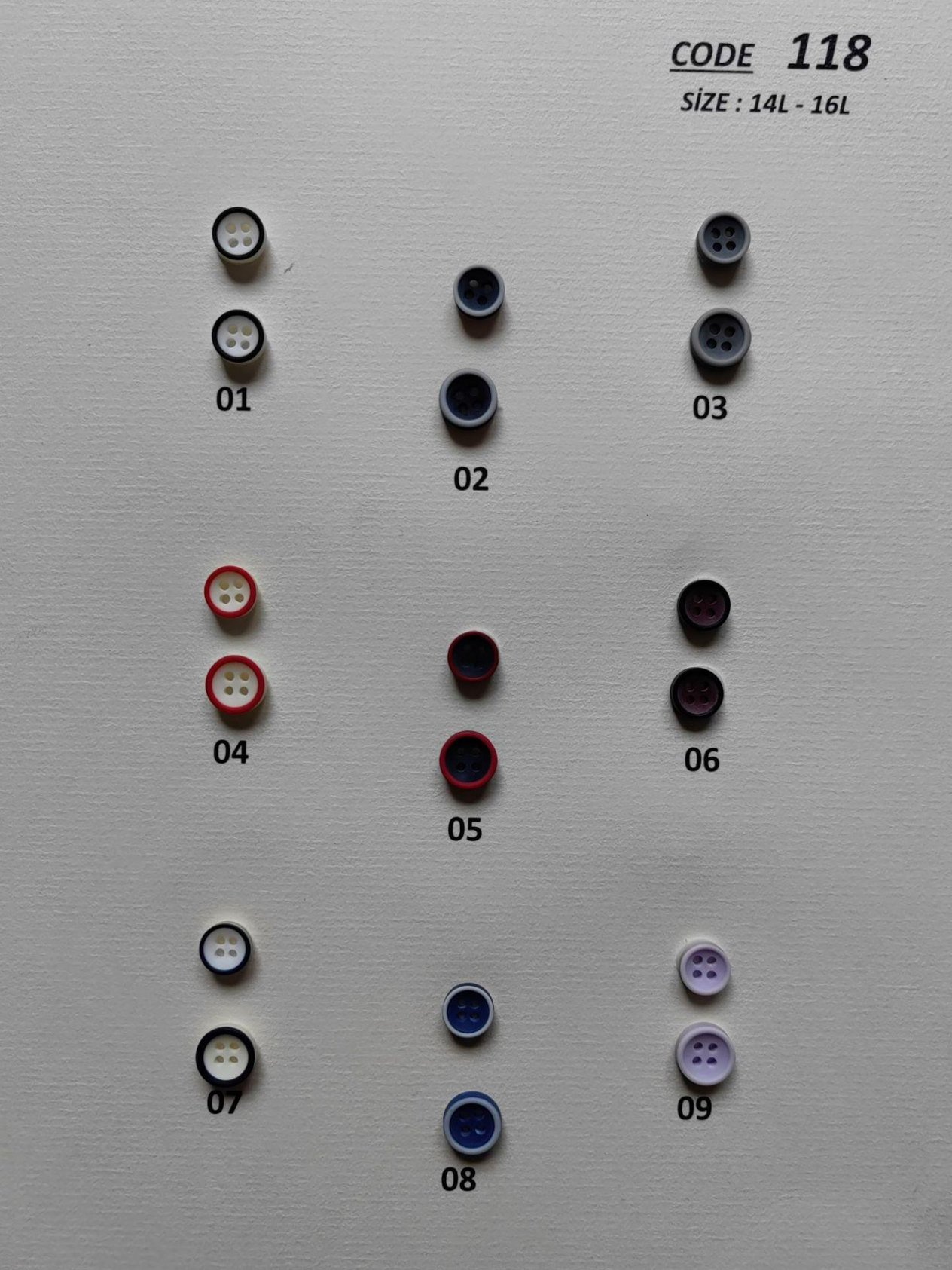 Code 118 (14L-20L)