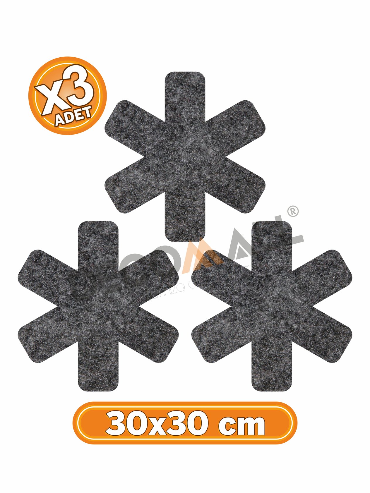 3 Lü Set Tava Tencere Ve Bor Cam Koruyucu Çizdirmez Keçe 30x30