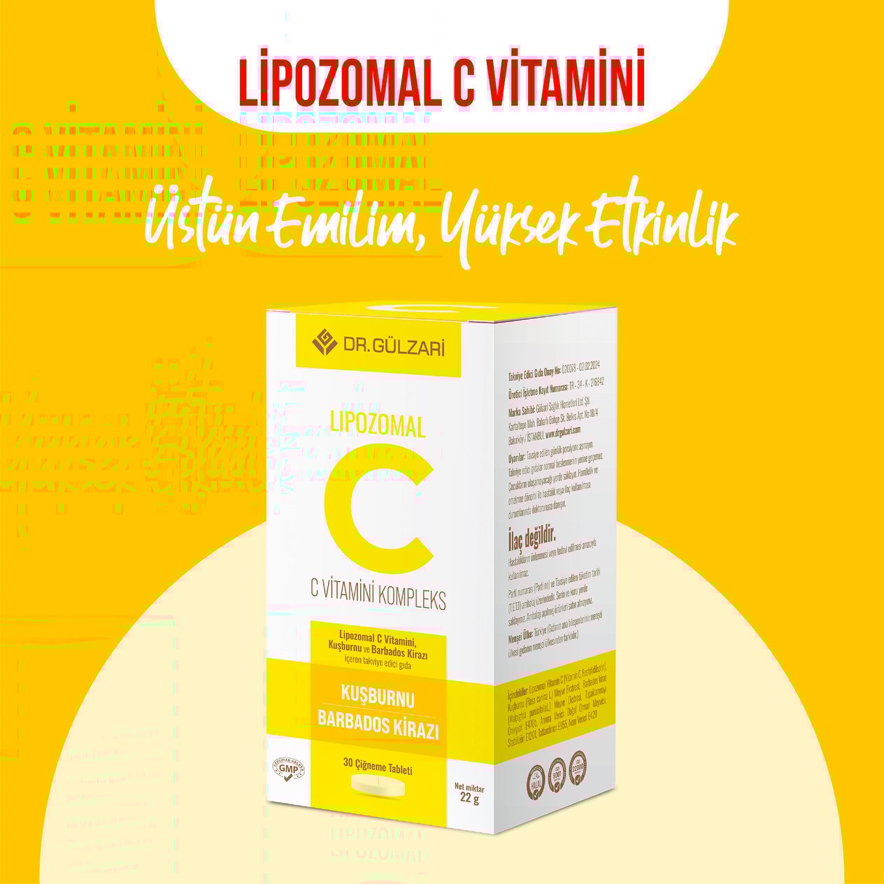 Lipozomal C Vitamini Kompleks