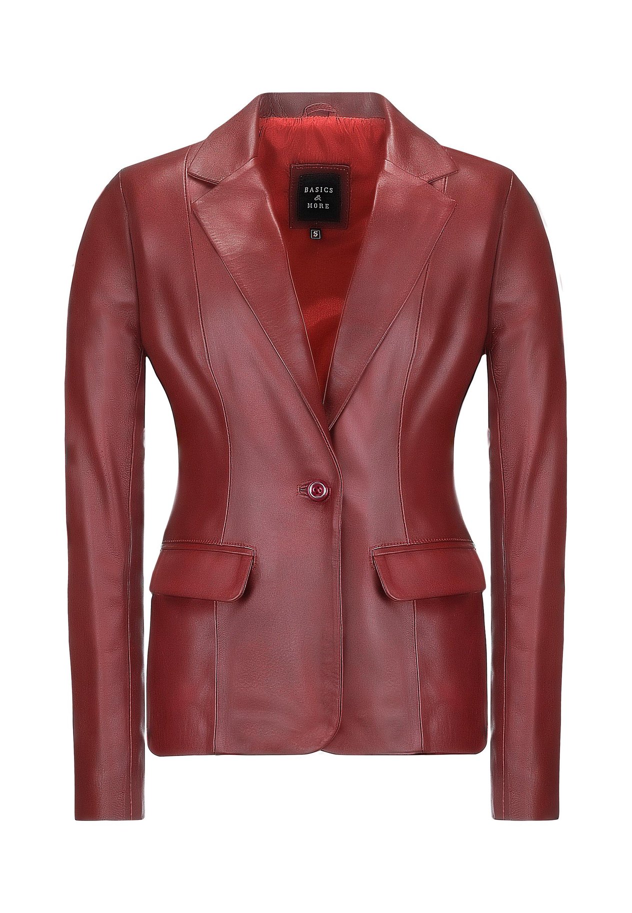 Basics&More Women Blazer Red Jacket - B2020