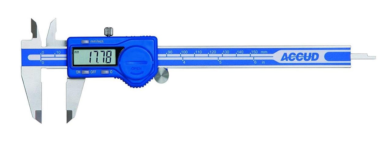 Accud 111-008-12 Dijital Kumpass 0 - 200 mm/0,8