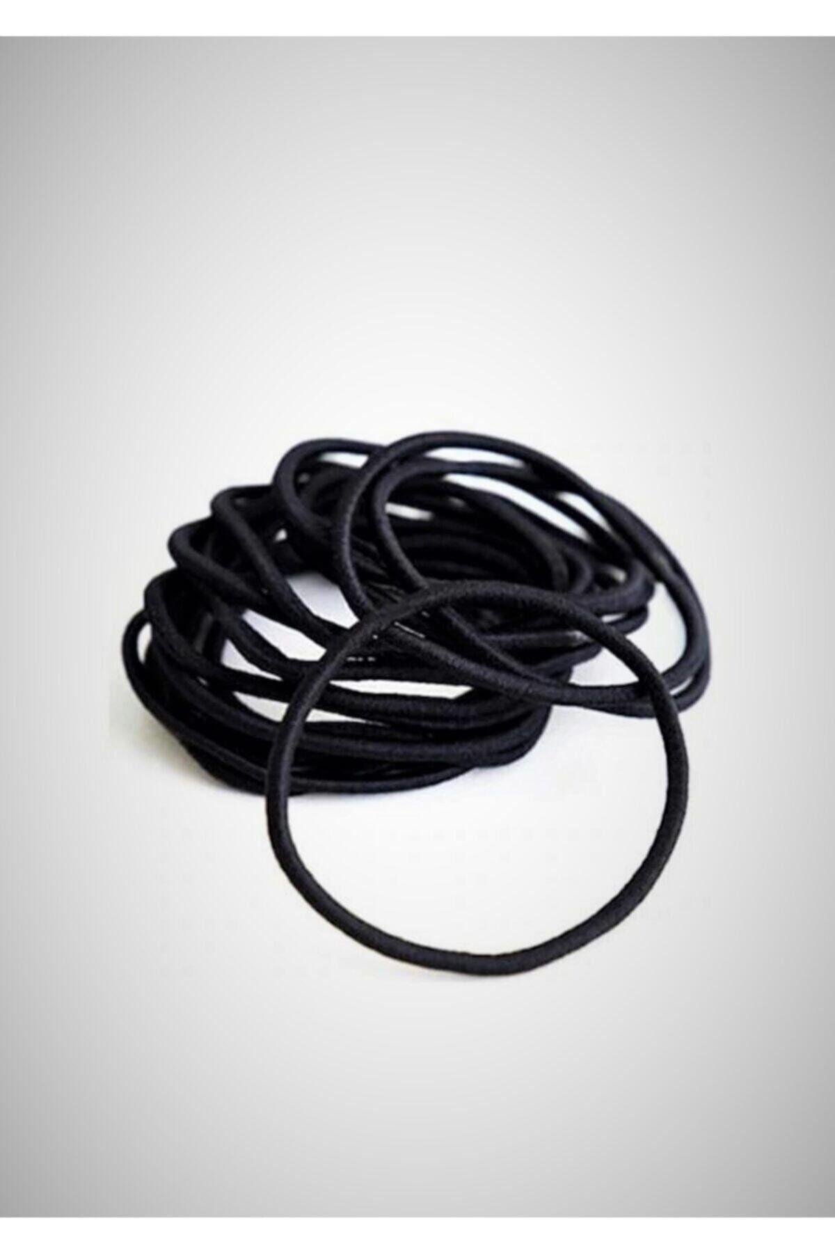 12 ' Li Siyah Ince Lastik Toka Seti TK0000457, one size