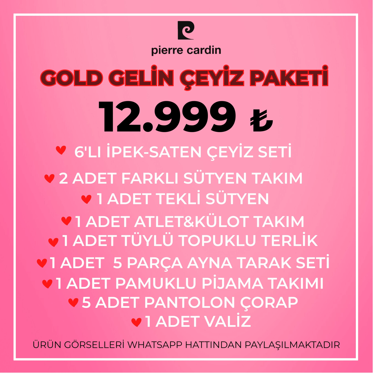 Gelin Çeyiz Paketi Gold Paket