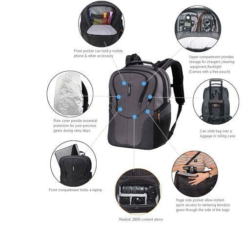 Benro Reebok 100N Mavi Sırt Çantası