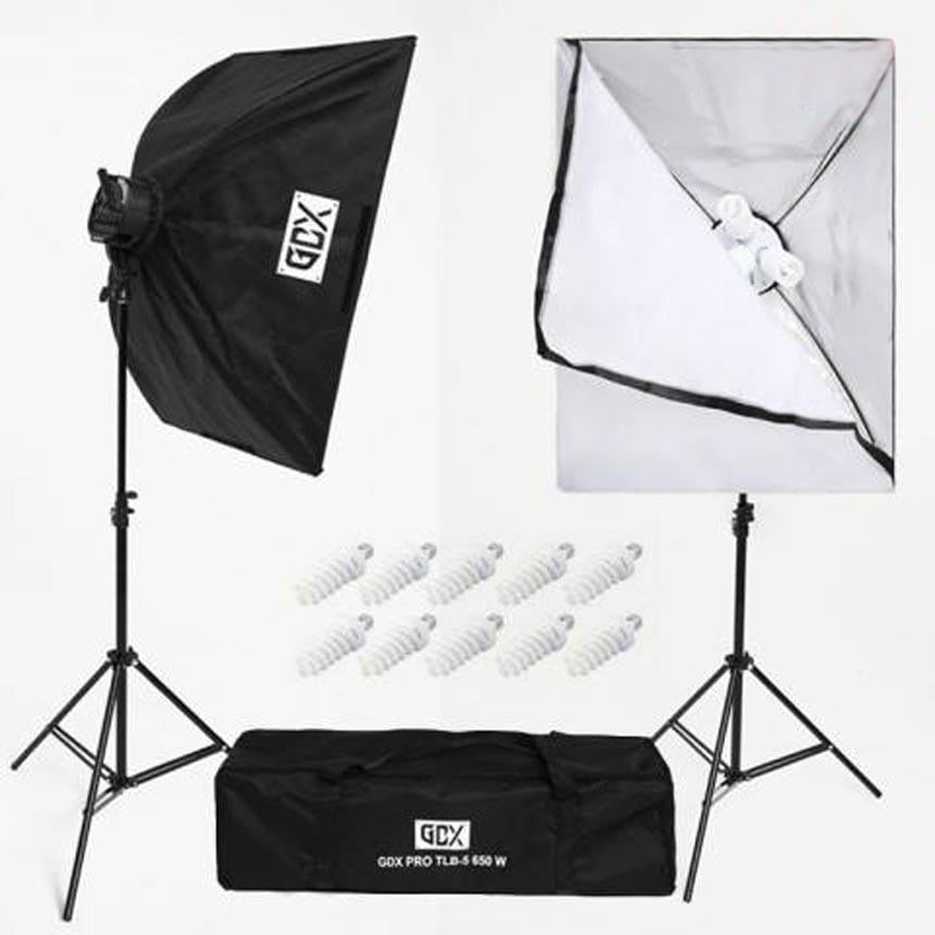 Gdx Tlb-5 Pro Light 650W 60X80 cm 2’li Softbox Seti