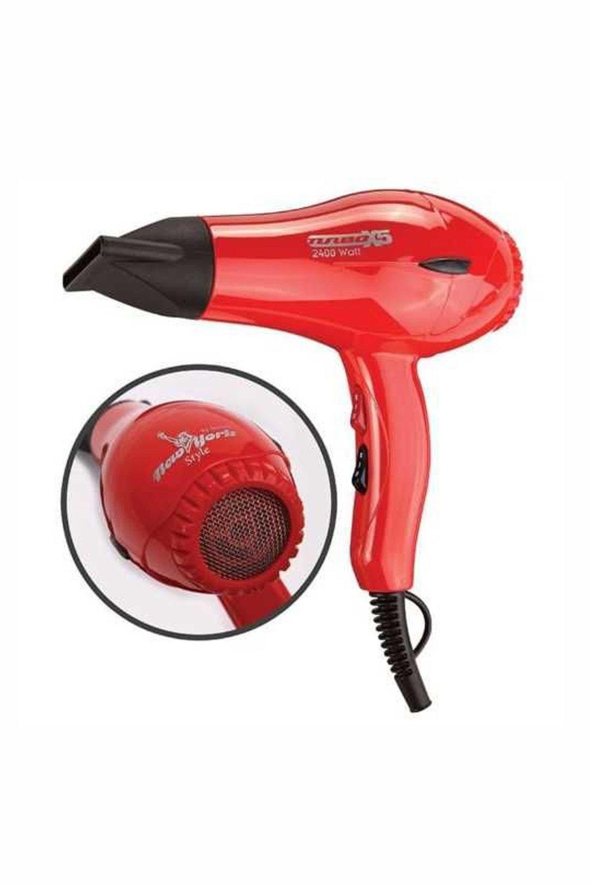 HectorHector Turbo X5 Kırmızı 2400 W Fön Makinesi