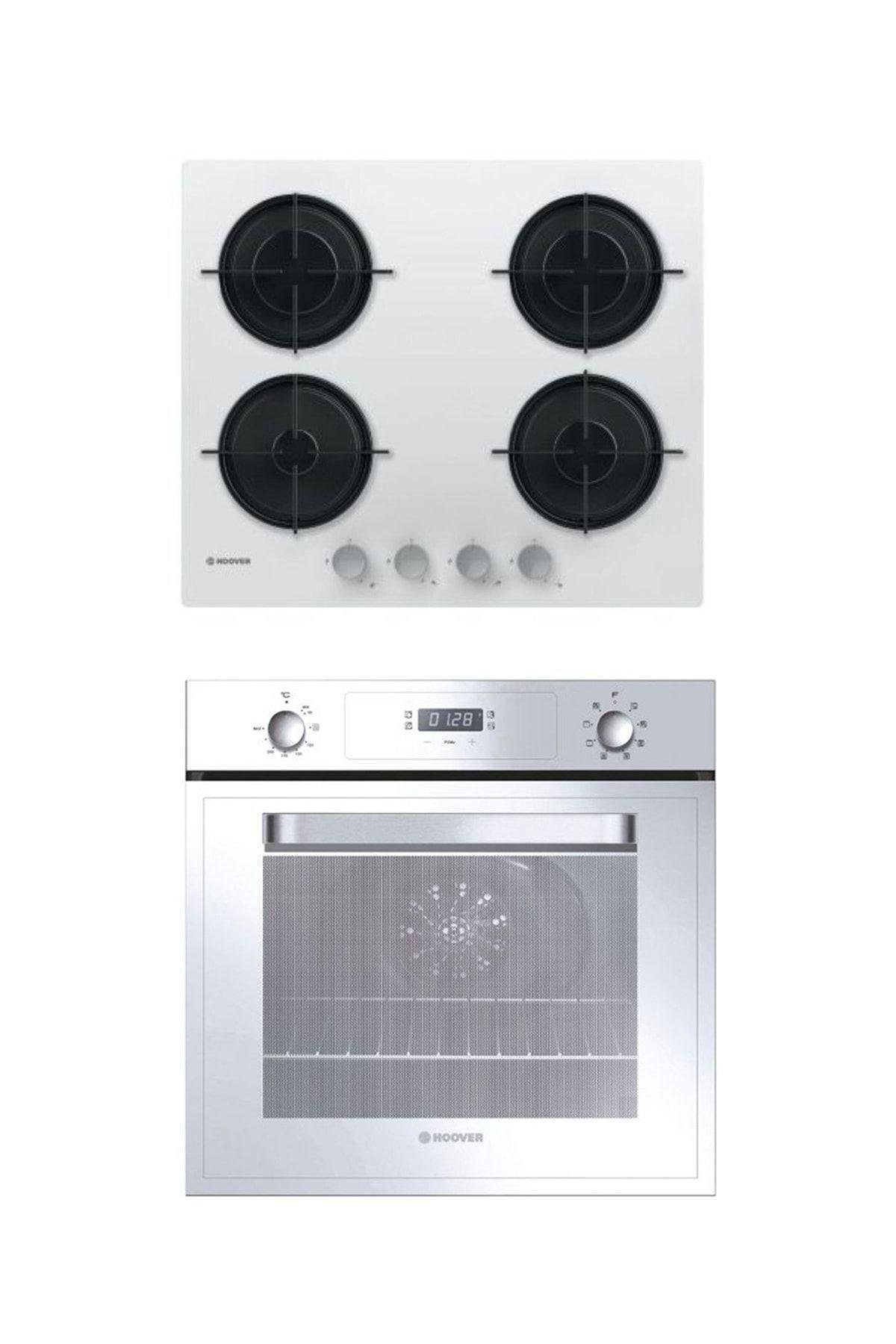HooverHoover 2'Li Beyaz Cam Ankastre Set (Hvwm6Mw-3051W)