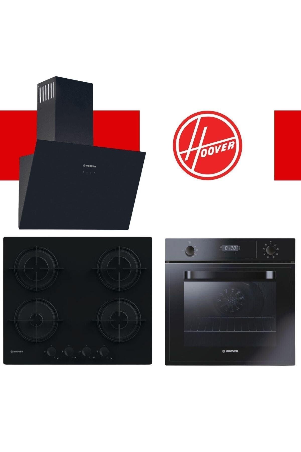 HooverHoover 3lü Ankastre Set Siyah (HDG6C1GBTK-HVW6MBB-3051B)
