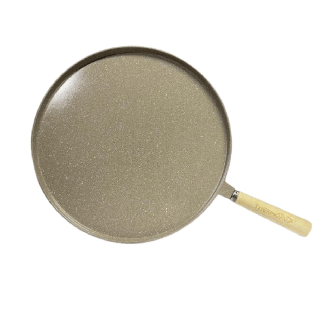 ThermoadThermoad Granit Döküm Ahşap Saplı Vizon Gözleme Tavası 36 Cm