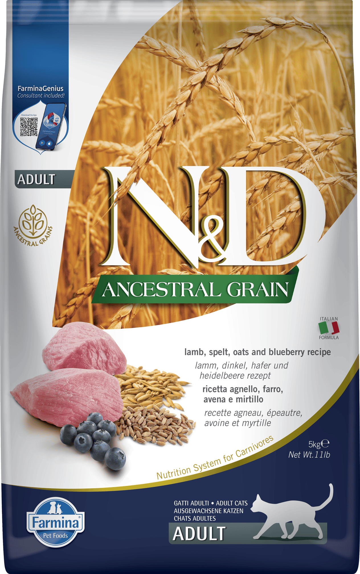 ND Ancestral Grain Kuzu&Yabanmersini Adult 5Kg
