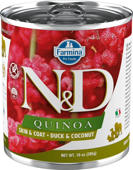 ND Quinoa Konserve Skin&Coat&Ördek&Hindistan Cevizi 285Gr