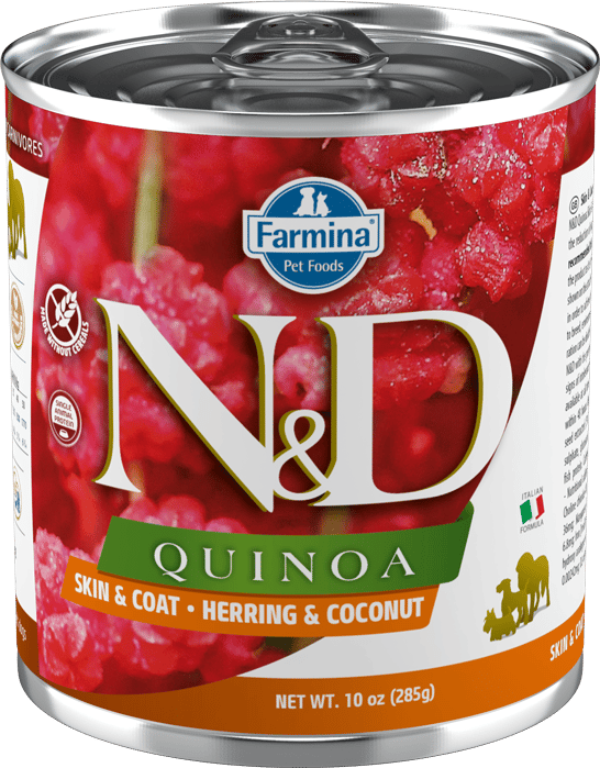 ND Quinoa Konserve Skin&Coat&Ringa Balığı&Hindistan Cevizi 285Gr