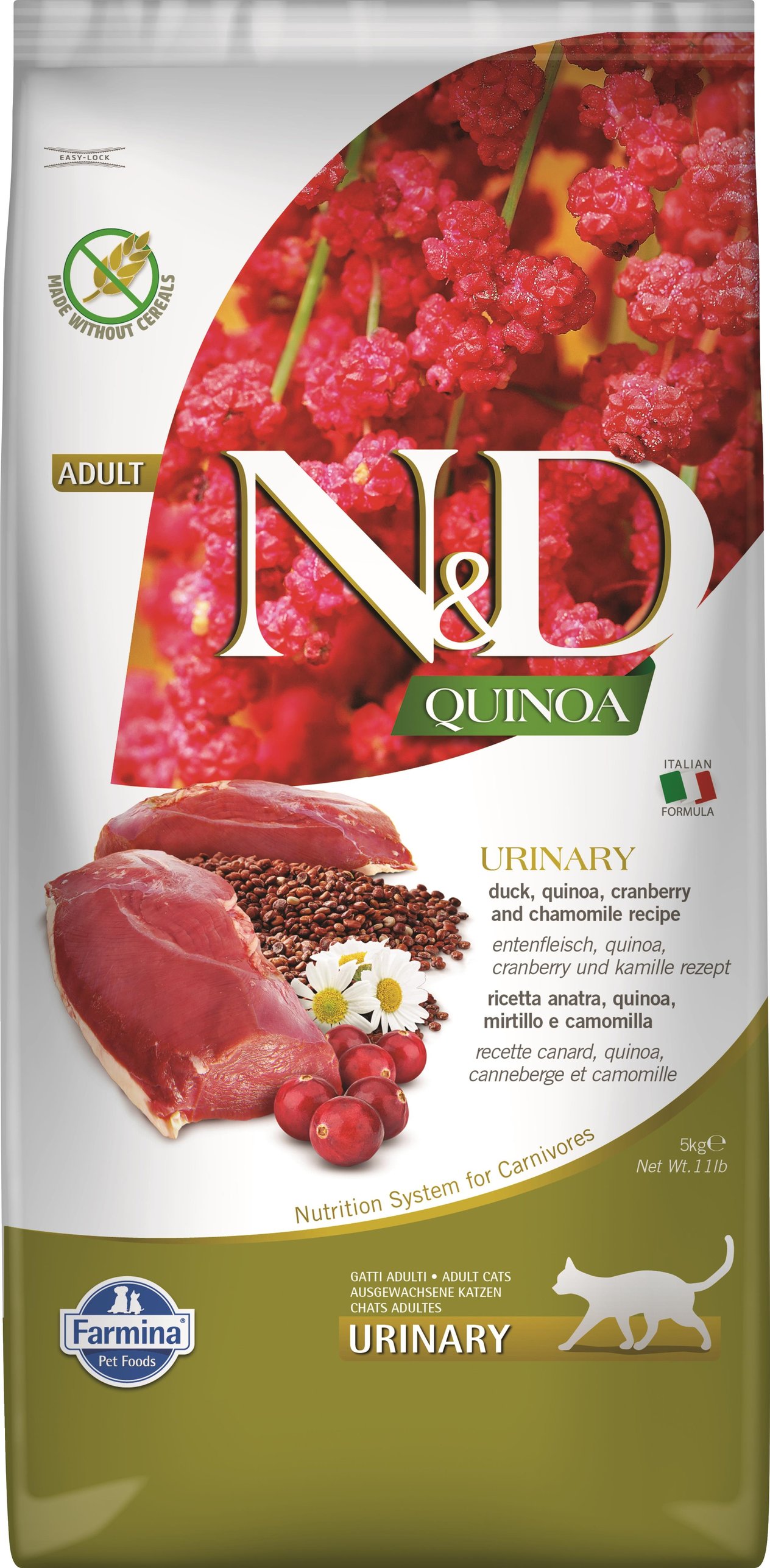 ND Quinoa Urinary&Duck  5 Kg