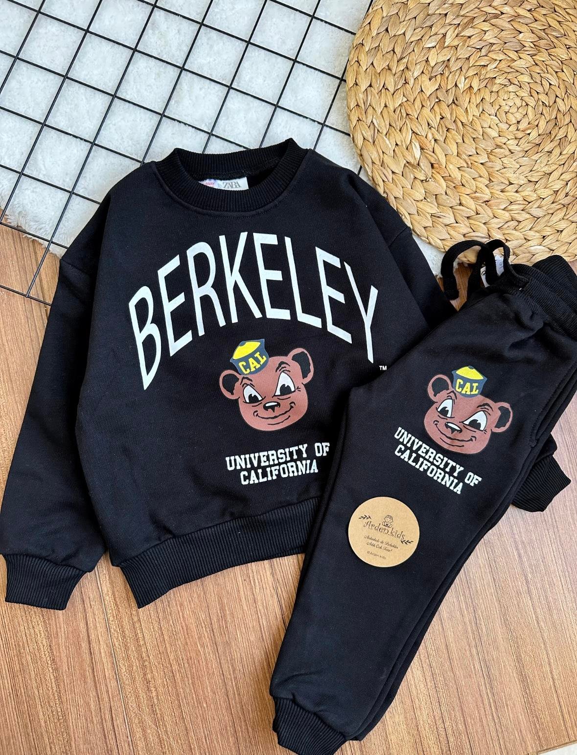 2-8 Yaş 3 İplik Siyah Berkeley