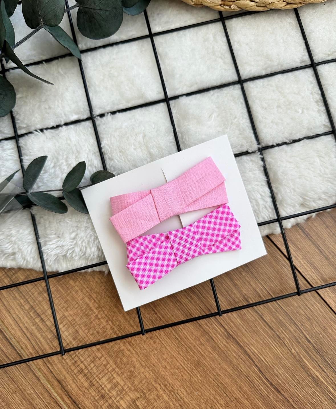 2'li Pembe Klips Set
