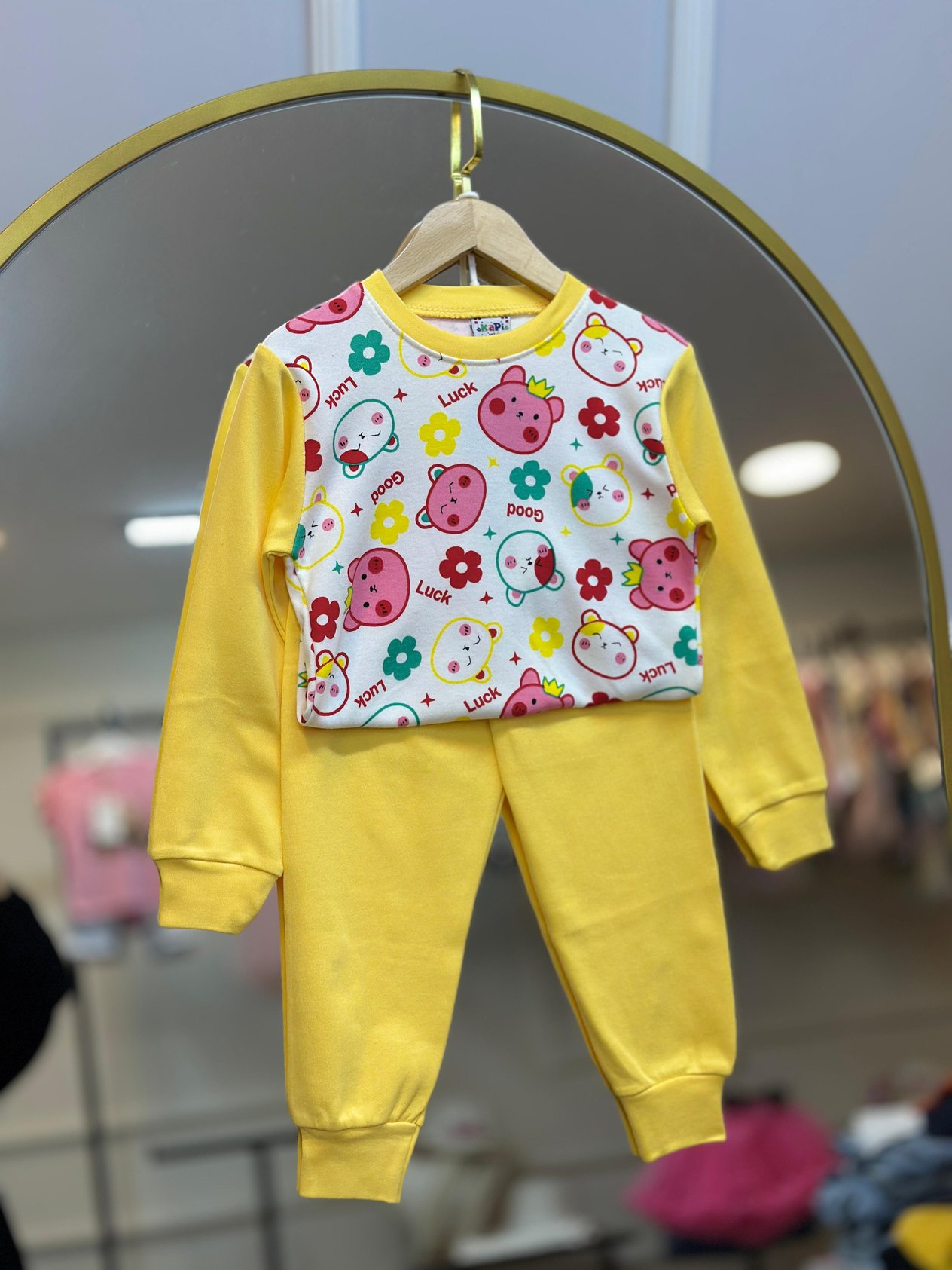 Sarı Pijama Takımı