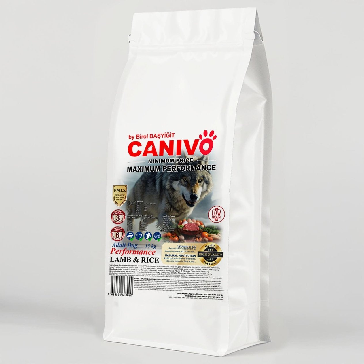 Yetişkin Köpek Maması Kuzulu &Pirinçli