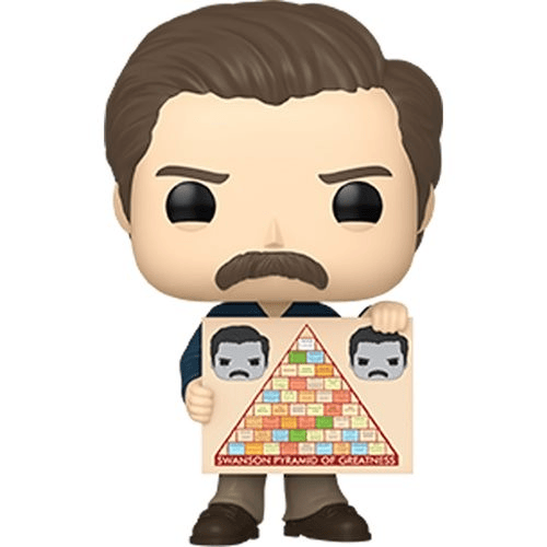 Funko Pop! Parks and Recreation - Ron Swanson with Swanson Pyramid of Greatness #1569