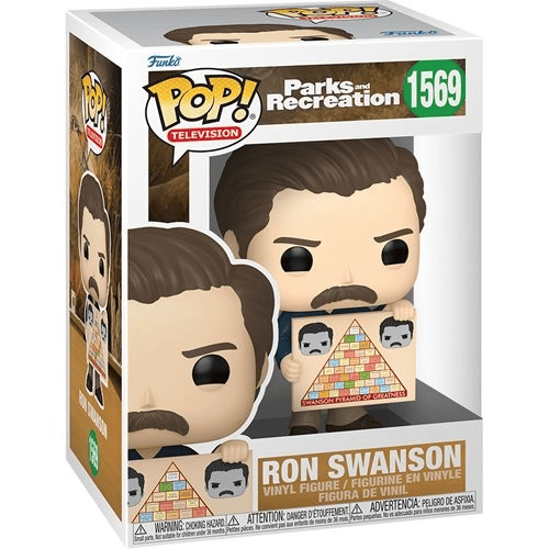 Funko Pop! Parks and Recreation - Ron Swanson with Swanson Pyramid of Greatness #1569
