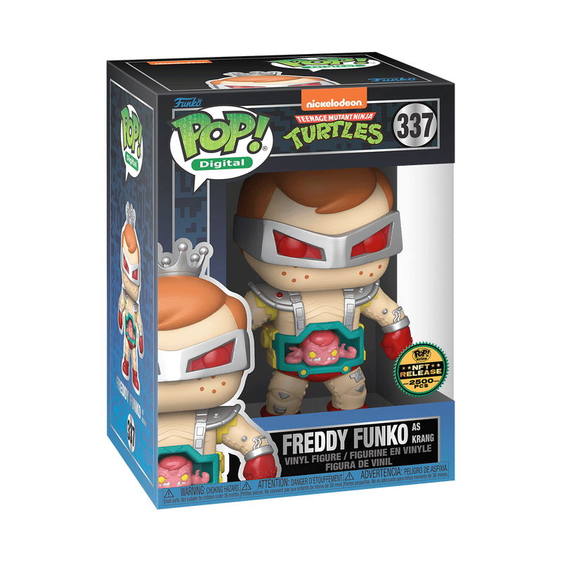 Funko Pop! Teenage Mutant Ninja Turtles - Freddy Funko as Krang Digital NFT Release (Royalty) #337
