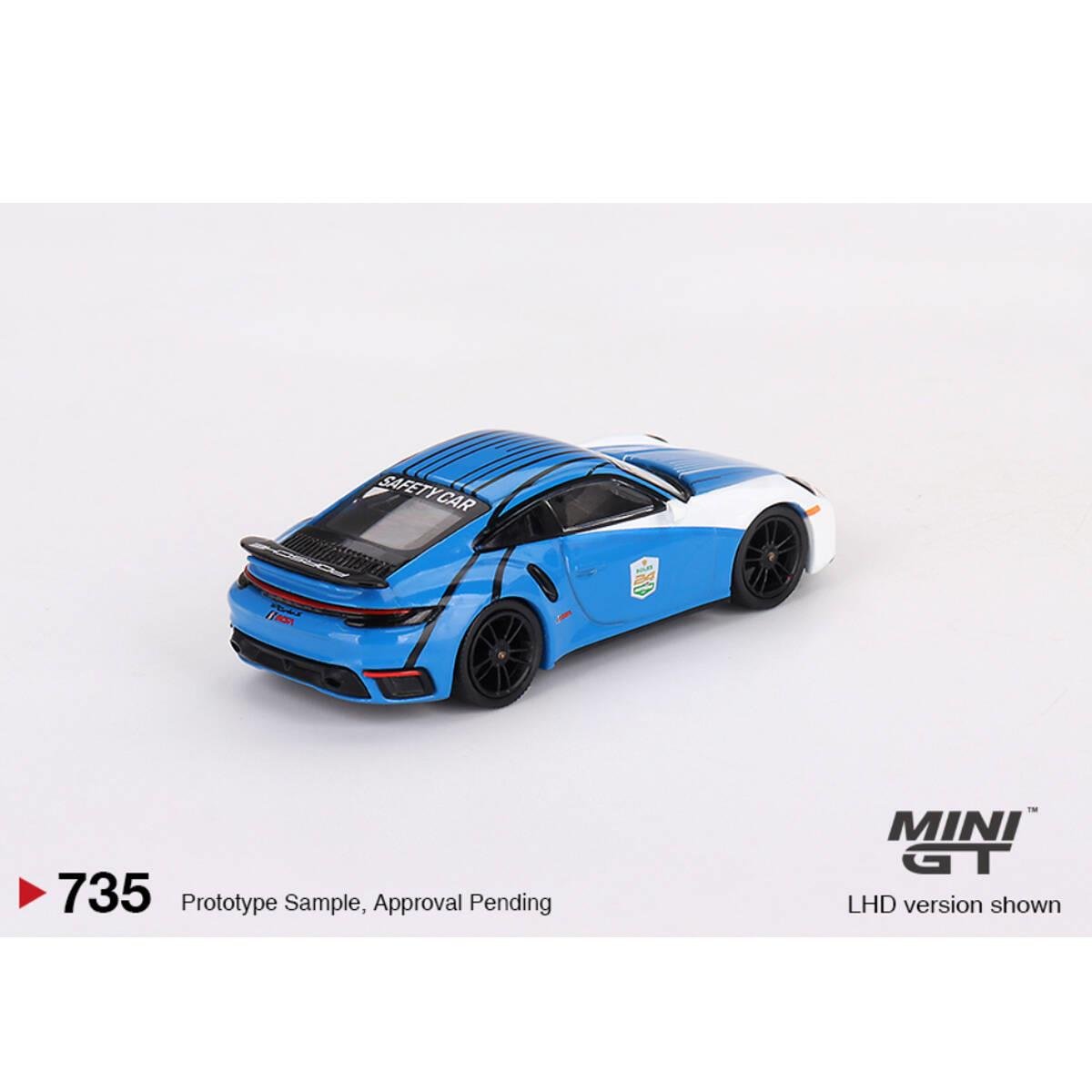Mini GT - Porsche 911 Turbo S Safety Car 2023 IMSA Daytona 24 Hrs MGT00735 1:64